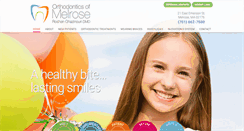 Desktop Screenshot of orthodonticsofmelrose.com